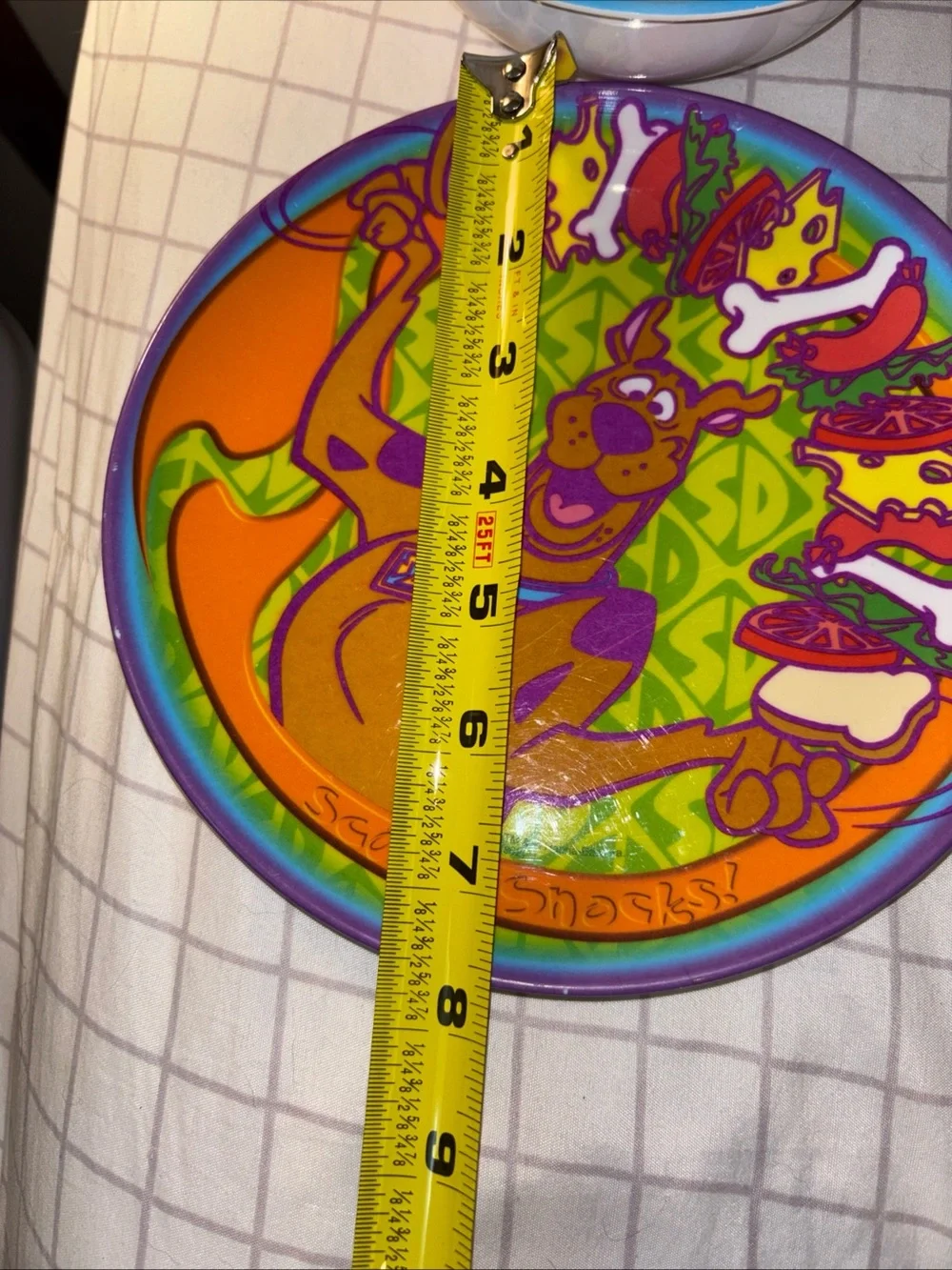 Scooby-Doo Kids Purple Edge Bowl and Plate Set - Colorful Scooby Design